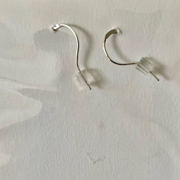 Real Feather Earrings, New Never Worn - Picture 3 of 4